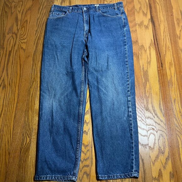Vtg Levis 550 Jeans Mens 40x32 Relaxed Fit Blue Denim Made in USA Y2K 90s Baggy - Picture 1 of 11
